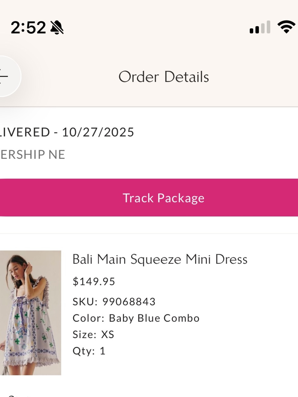 New no tag free people Bali main squeeze Lavender Embroidered Ruffle Mini Dress - Picture 2 of 2